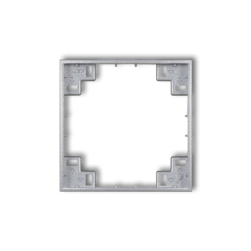 Karlik MINI Ramka pośrednia srebrny - 7MRP-1