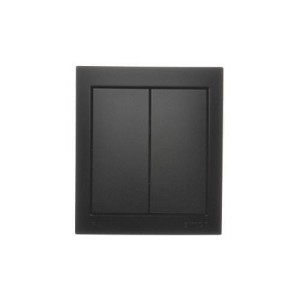 AQUACLICK Łącznik podwójny czarny - ACW5/49