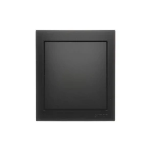 AQUACLICK Łącznik przycisk zwierny bez piktogramu czarny - ACP1/49