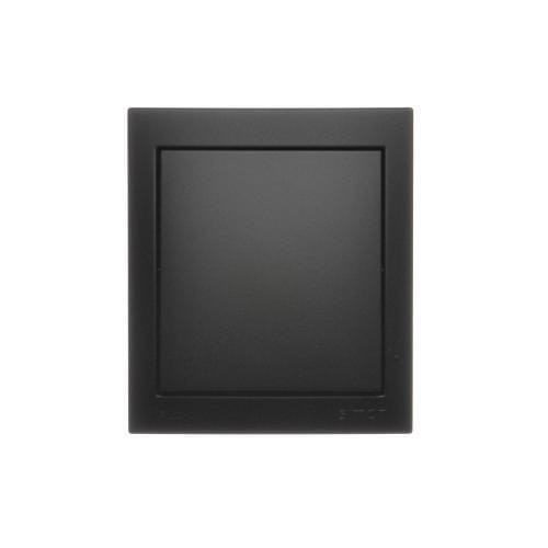 AQUACLICK Łącznik przycisk zwierny bez piktogramu czarny - ACP1/49