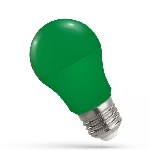 Żarówka dekoracyjna LED E27 4,9W zielona - Spectrum LED WOJ+14606