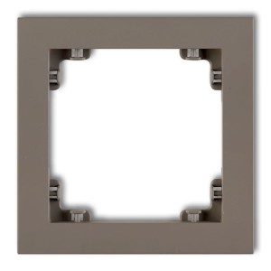 Karlik Deco Ramka pojedyncza czekoladowy - 49DR-1
