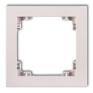 Karlik Deco Ramka pojedyncza pudrowy róż - 40DR-1