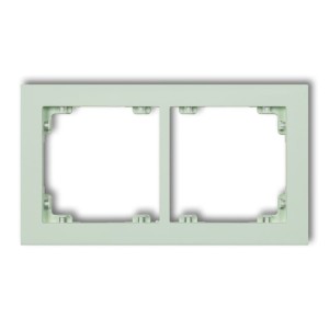 Karlik Deco Ramka podwójna miętowy - 46DR-2