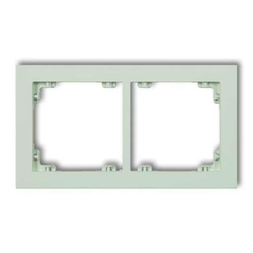 Karlik Deco Ramka podwójna miętowy - 46DR-2