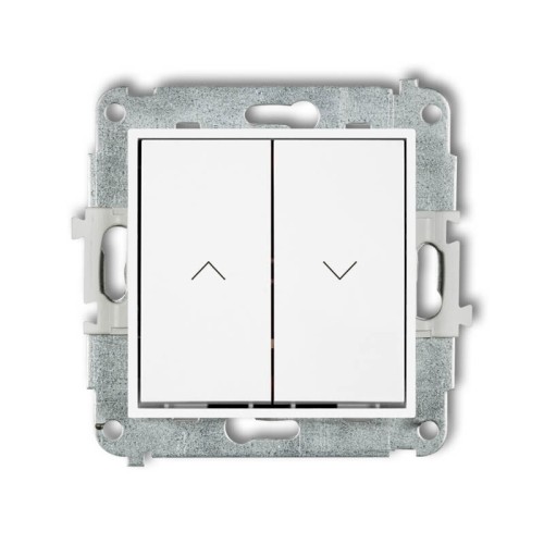 Karlik MINI Łącznik żaluzjowy biały mat - 25MWP-8