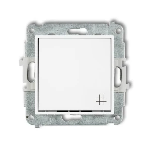 Karlik MINI Łącznik krzyżowy biały mat - 25MWP-6