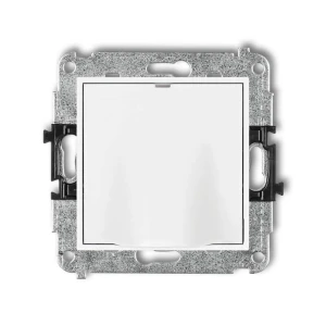 Karlik MINI Wypust kablowy biały mat - 25MWPK