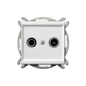 Ospel Sonata biały gniazdo RTV końcowe - GPA-RK/M/00