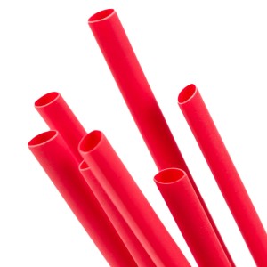 Rurka termokurczliwa 4,8/2,4 czerwona 1m