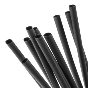 Rurka termokurczliwa 4,8/2,4 czarna 1m