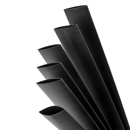 Rurka termokurczliwa z klejem 8/2 czarna 1m