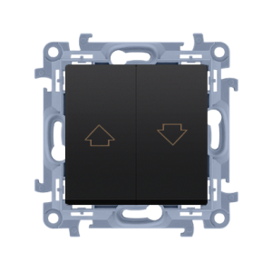 Simon 10 Przycisk roletowy czarny - CZP1.01/49