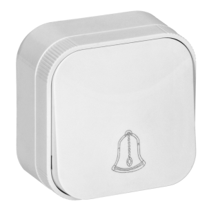 Orno ToDo Przycisk dzwonek natynkowy biały - OR-OE-7204/W