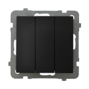Ospel As czarny wyłącznik potrójny - ŁP-13G/M/33