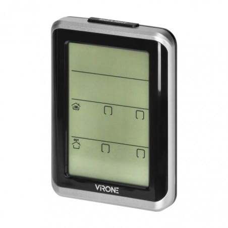 Stacja pogodowa bezprzewodowa czarna - WS-3