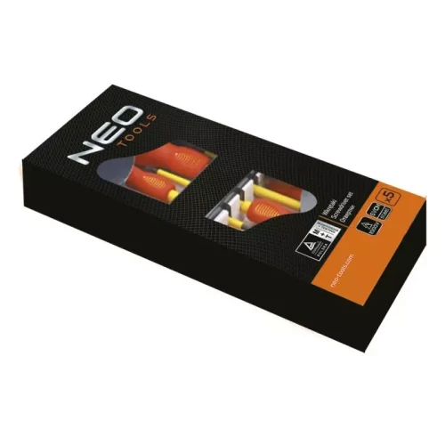 Komplet wkrętaków izolowanych 5 szt. - Neo 04-220
