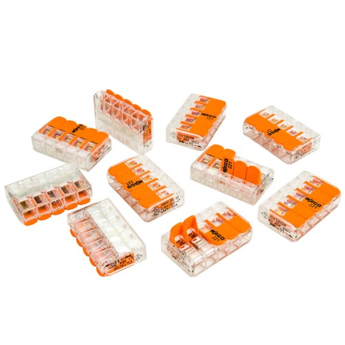 Szybkozłączka linka drut 5x0,2-4mm2 10szt. - WAGO 221-415