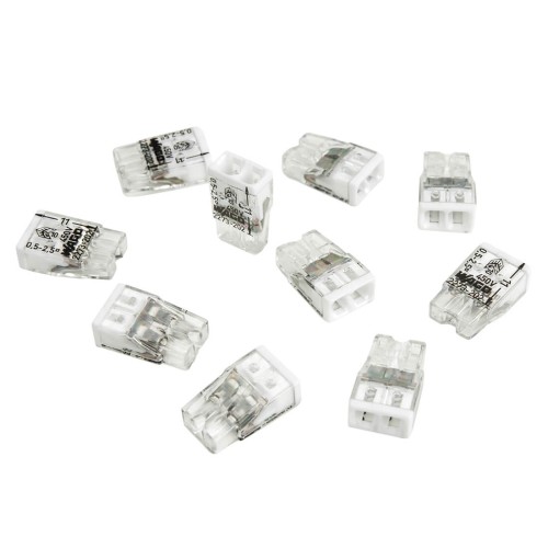 Szybkozłączka drut 2x0,5-2,5mm2 10szt. - WAGO 2273-202