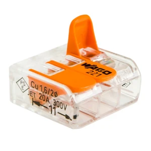 Szybkozłączka linka drut 3x0,2-4mm2 - WAGO 221-413