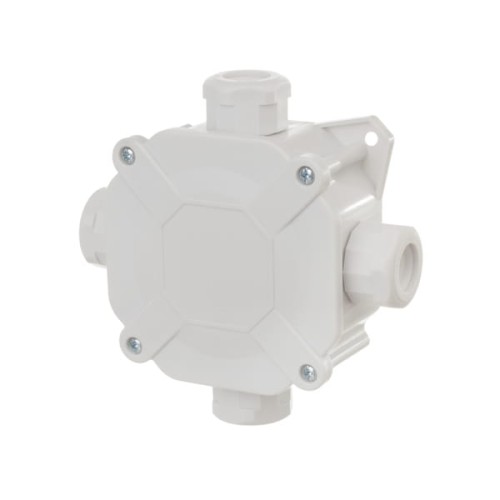 Puszka hermetyczna PG16 IP67 z wkładem (5x4mm2) szara - 0298-00