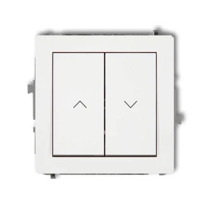 Karlik Deco Łącznik żaluzjowy z podtrzymaniem biały - DWP-88