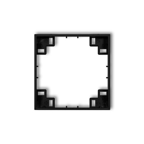 Karlik MINI Ramka pośrednia czarna - 12MRP-1