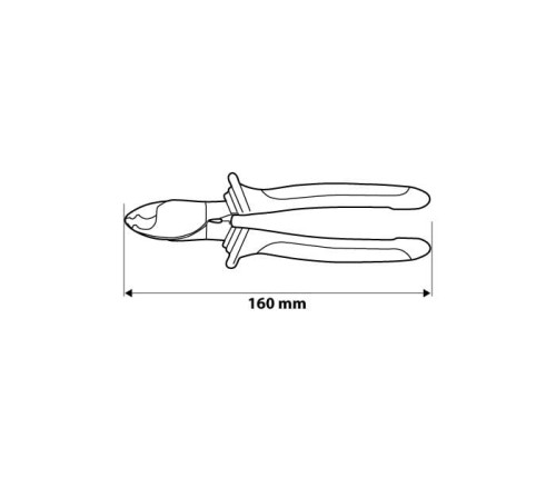 Obcinak do kabli miedzianych i aluminiowych 160mm – Neo 01-513
