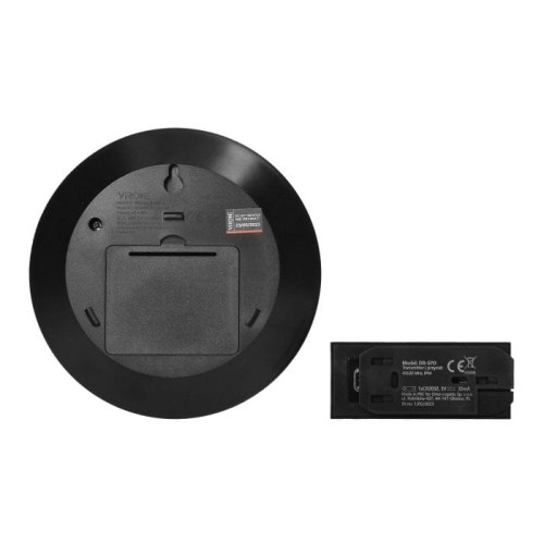 Dzwonek bezprzewodowy bateryjny szary/czarny - DB-5