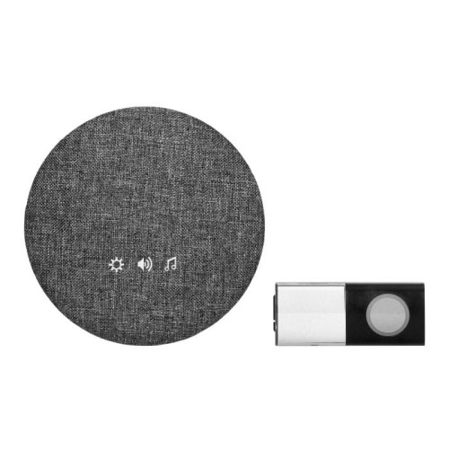 Dzwonek bezprzewodowy bateryjny szary/czarny - DB-5