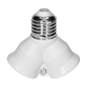 Przejściówka adapter do żarówki E27 - 2 x E27