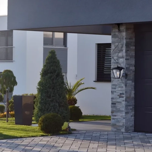 Lampa wisząca zewnętrzna IGMA E27 IP44 czarna - Goldlux 311887