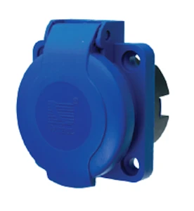 Gniazdo wtyczkowe z uziemieniem 16A 250V GZ-16 IP54 - Pawbol D.3153