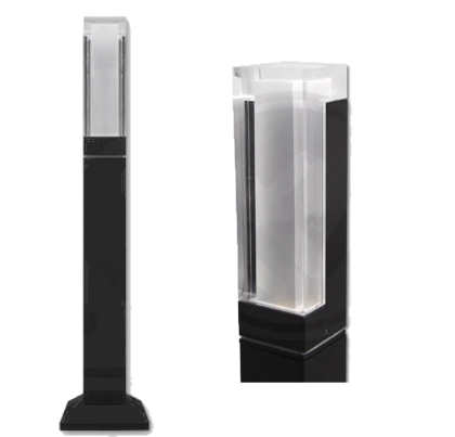 Lampa ogrodowa słupek LED LORA 7W  50cm czarny