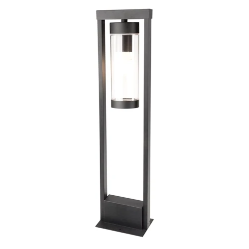 Lampa ogrodowa stojąca słupek SPECTRA 50 cm czarna - Goldlux 312341