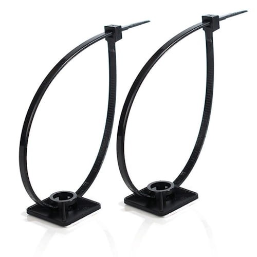 Podstawka montażowa do opasek 25x25 czarna 10szt.  