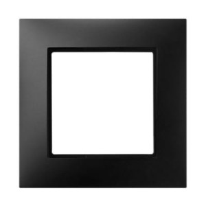 Ospel Aria czarny metalik ramka pojedyncza - R-1U/33