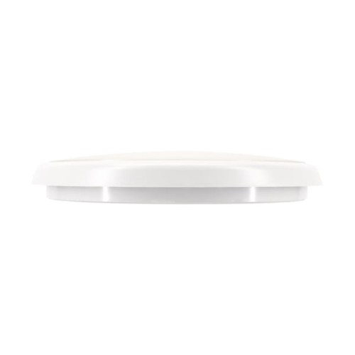 Plafon LED DIANA 16W, okrągły, w kolorze białym, z wbudowanym czujnikiem ruchu i funkcją półcienia. Ujęcie z boku, pokazujące płaską konstrukcję oraz delikatne zaokrąglenie krawędzi.