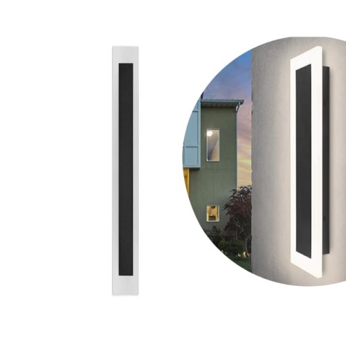 Kinkiet elewacyjny oprawa ścienna DURANGO 100cm 38W czarny - LVT 8013