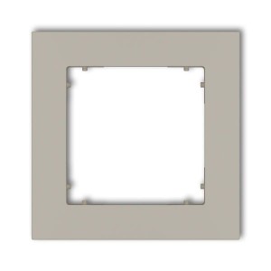 Karlik MINI Ramka pojedyncza taupe beżowy – 60MR-1