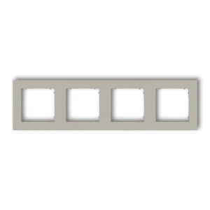 Karlik MINI Ramka poczwórna taupe beżowy – 60MR-4