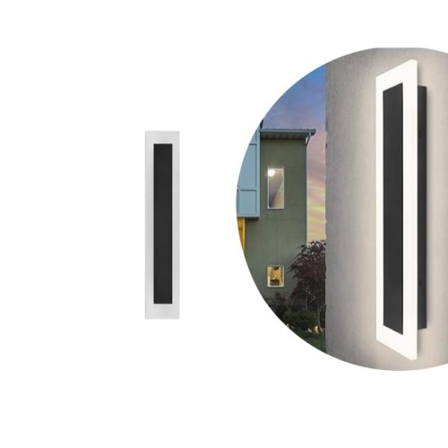 Kinkiet elewacyjny oprawa ścienna DURANGO 60cm 19W czarny - LVT 0520 