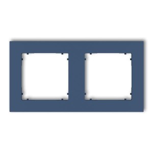 Karlik MINI Ramka podwójna navy blue – 64MR-2