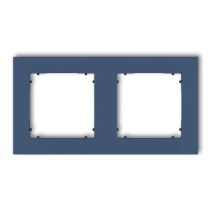 Karlik MINI Ramka podwójna navy blue – 64MR-2