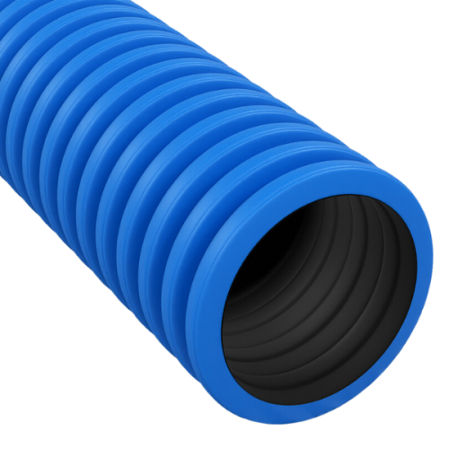 Rura karbowana peszel fi 50 450N QRK FLEX niebieski krążek 20 m - 018889