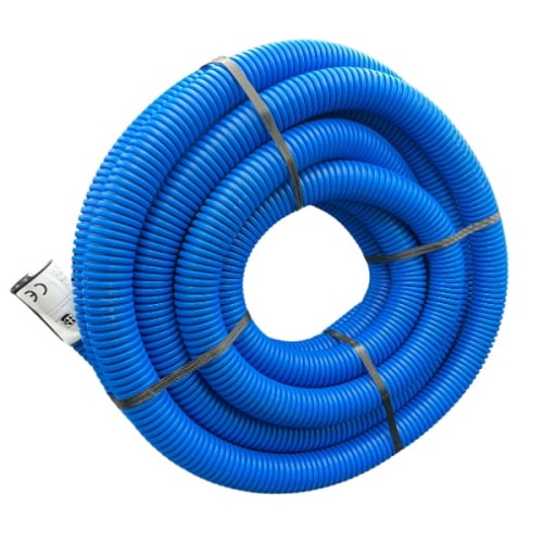 Rura karbowana peszel fi 50 450N QRK FLEX niebieski krążek 20 m - 018889