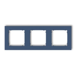 Karlik MINI Ramka potrójna navy blue – 64MR-3