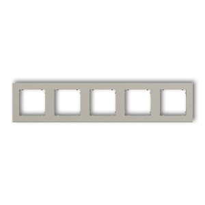 Karlik MINI Ramka pięciokrotna taupe beżowy – 60MR-5