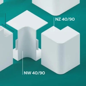 Narożnik zewnętrzny NZ 40/90 biały - 111433