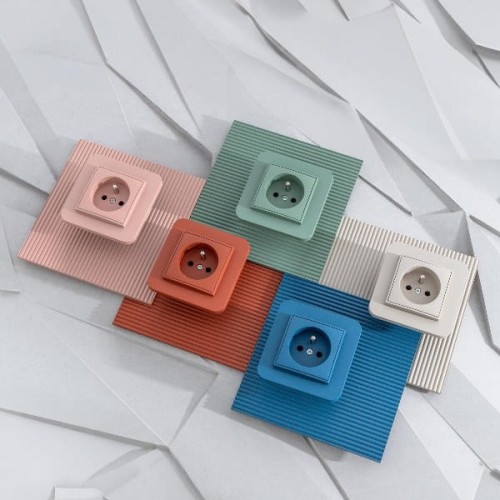 Karlik MINI Łącznik podwójny świecznikowy terakota - 63MWP-2